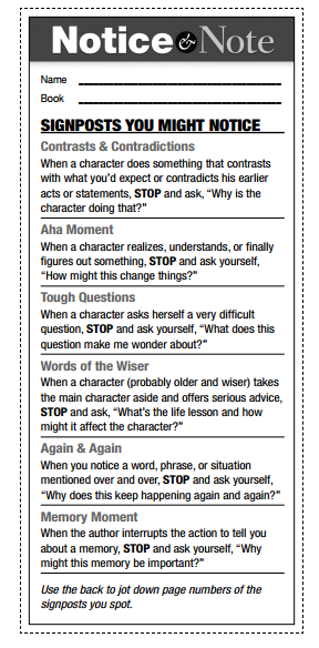 Fiction Signposts